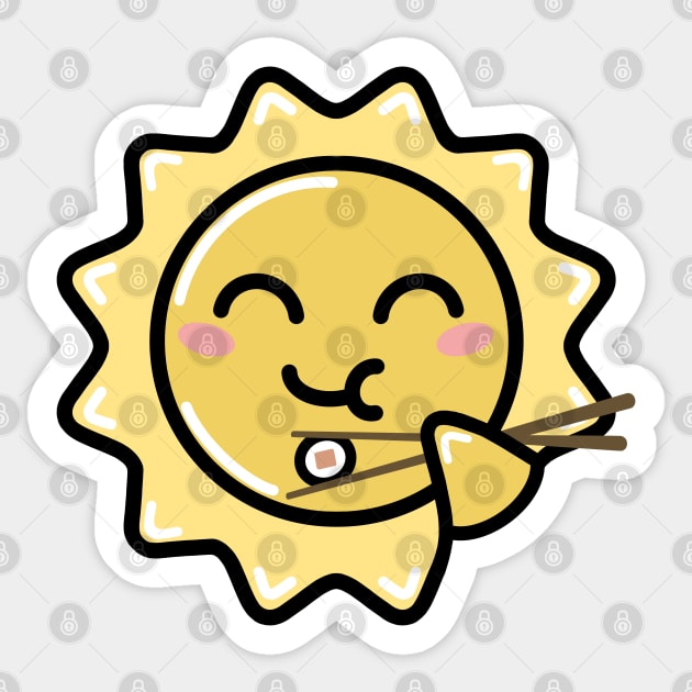 Sushi And Sunshine Sticker by SYLPAT